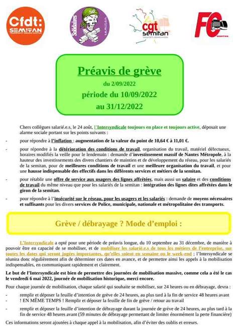 Grève des transports en commun à Nantes .